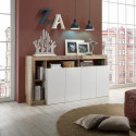 Buffet design 4 portes BURGA 184 cm - proposé en 2 finitions