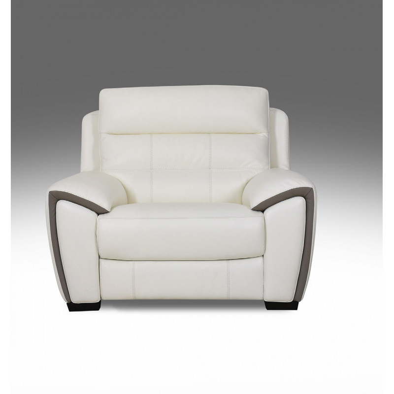 Fauteuil fixe RS-05711 en cuir