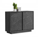 Buffet contemporain 92 cm Marbrée Noire