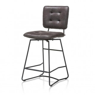 Chaise bar Julien en cuir...