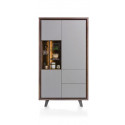 Armoire BOX 3-portes + 2-tiroirs + 5-niches - 110 cm (+ LED) - Henders&Hazel