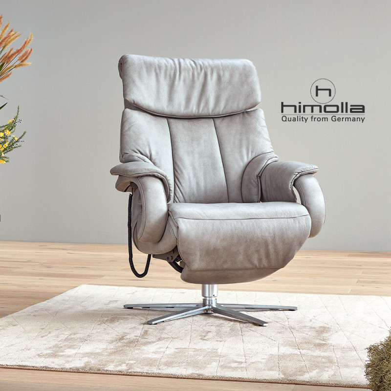 Fauteuil relax électrique COSYFORM 7717 en cuir Eleganza taille L de la marque HIMOLLA