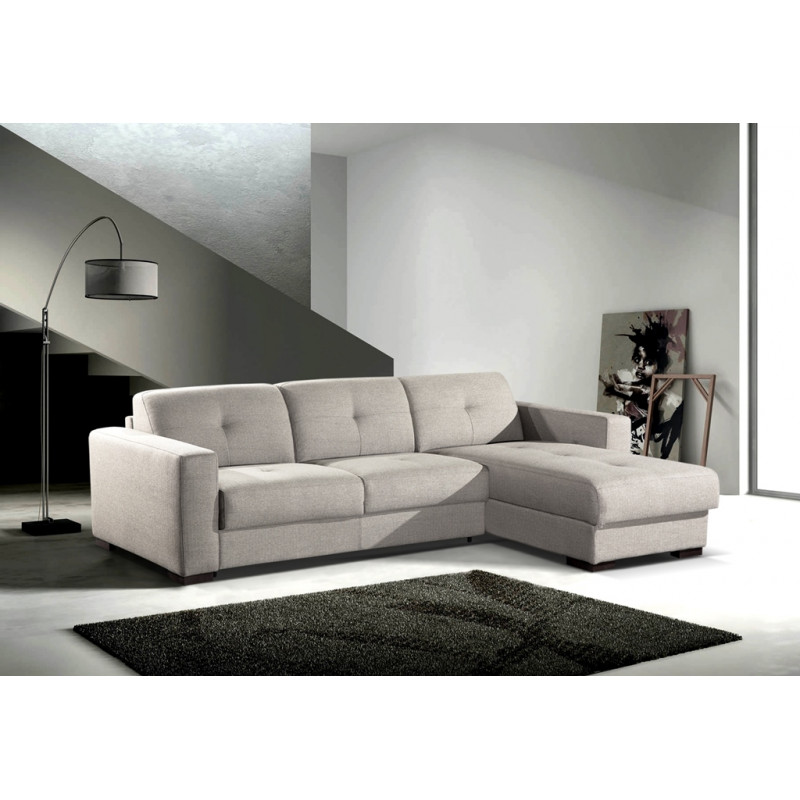 Canapé d'angle convertible BARDOLINO 292 cm avec lit et coffre de fabrication italienne