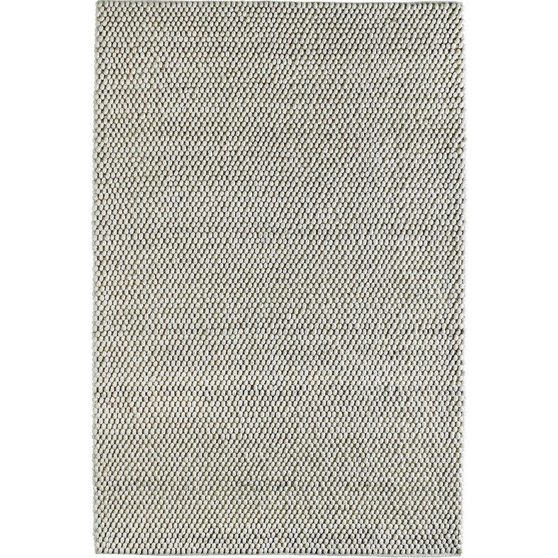 Tapis My Loft Ivory en laine et viscose cousu main