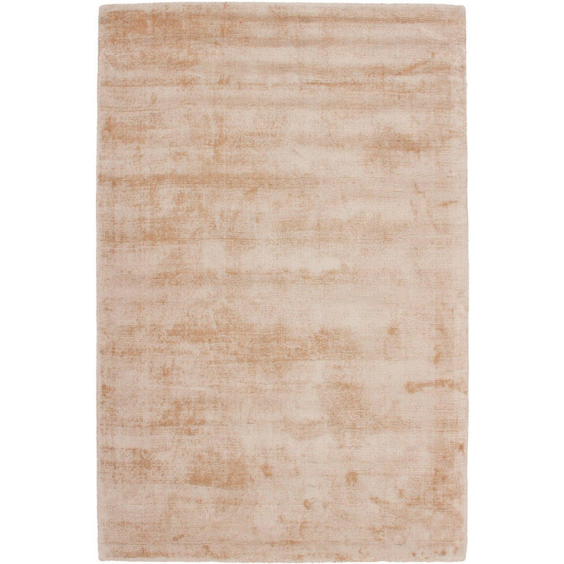 Tapis My Maori Beige en viscose tissé main