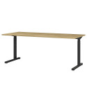 Bureau 4253 PRADES 180 cm réglable en hauteur, décor chêne Grandson