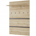 Porte-manteau mural LISANDRE 148 cm coloris hêtre