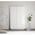 Bar Venus Blanc avec 2 portes en coloris blanc brillant