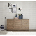 Buffet Venus Chene 182 cm avec 1 porte et 3 tiroirs