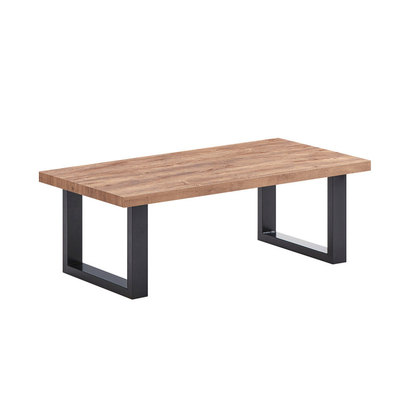 Table basse SORELLA ELIOTT avec pieds U en métal
