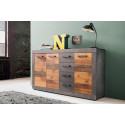 Buffet Indiana 151 cm avec 3 portes et 4 tiroirs