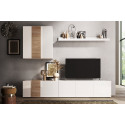 Ensemble meuble TV Saturne Blanc/Cadiz