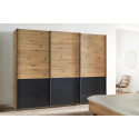 Armoire 271 cm YANIS avec 3 portes coulissantes