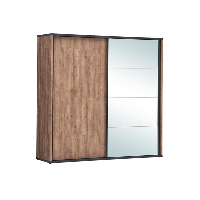 Armoire 220 cm CLARA avec 2 portes coulissantes