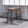 Tabouret bar CASSIE naturel