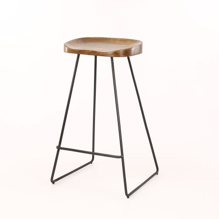 Tabouret bar CASSIE naturel