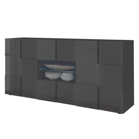 Bahut-buffet design 181 cm DAMIEN GRIS