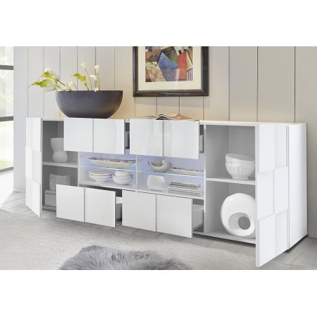 Bahut-buffet design 241 cm DAMIEN GRIS