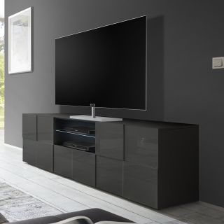Meuble TV design 181 cm DAMIEN GRIS